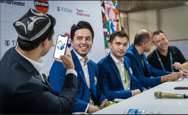 Команда Узбекистана стала победителем Всемирной шахматной Олимпиады